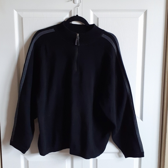 Eddie Bauer Black Sweater - Picture 2 of 7